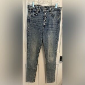 rag & bone Nina High Rise Skinny Leg Jeans Size 28